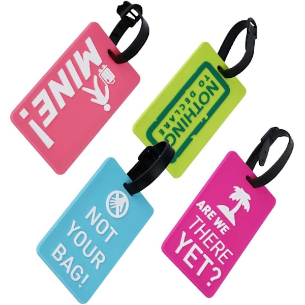 Stylish PVC luggage tags, card holder for suitcases/travel ID luggage tag