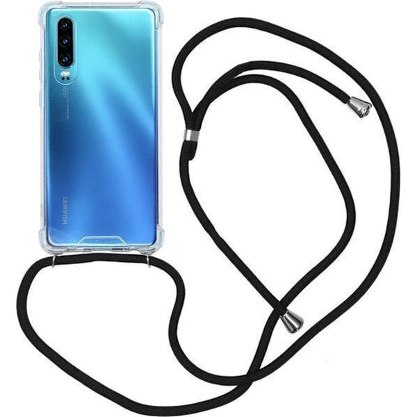 Bakdeksel med snor - Passer til Huawei P30 / Støtsikkert