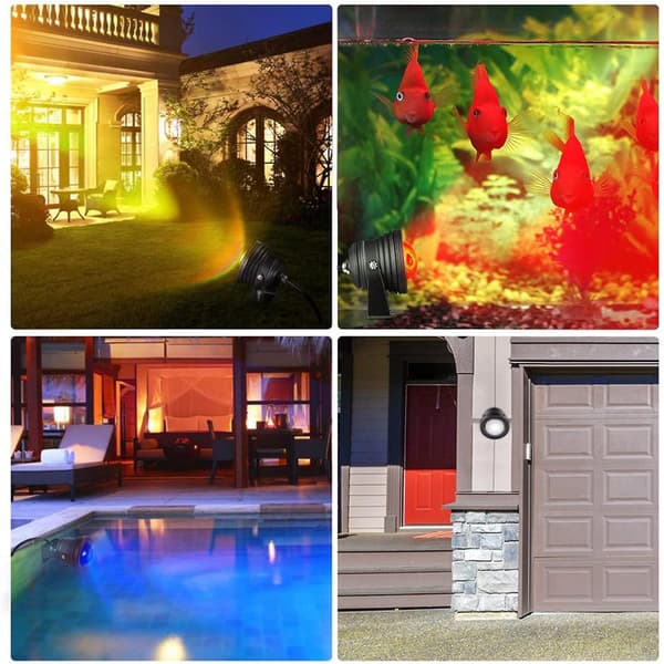 10w Rgb Multicolor Vandtæt Undervandslys Led Landskab Springvand Dam Lampe Spotlight