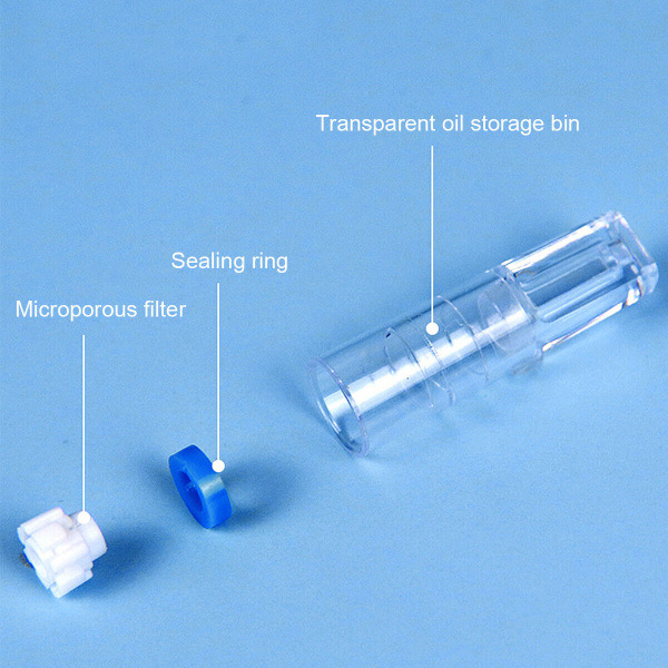 100X Sigarettholder Engangsfilter Sigarett Tjærefilter Helsemessig transparent