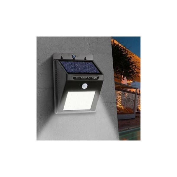 Solar LED Lampe med 120° Bevægelsessensor