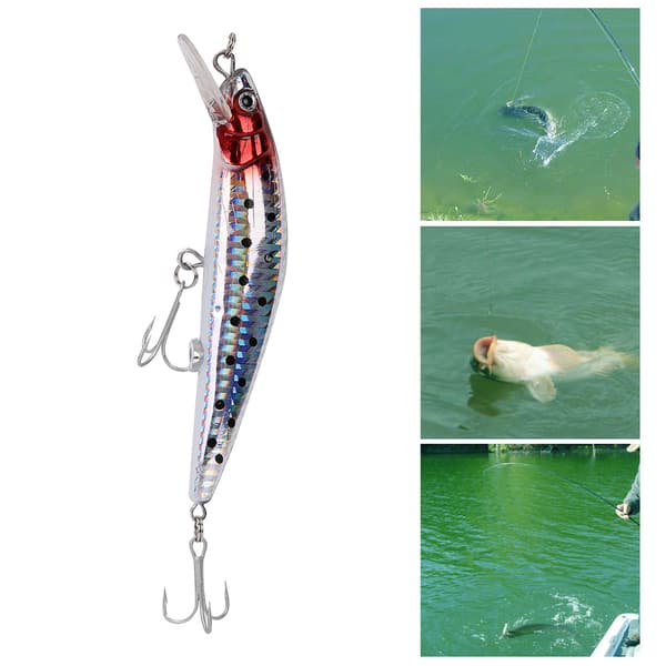 12 cm Fiskelading Elektrisk Minnow Flyteagn