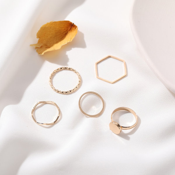 Fashion damring öppen ring ledring set Amazon ZCW497