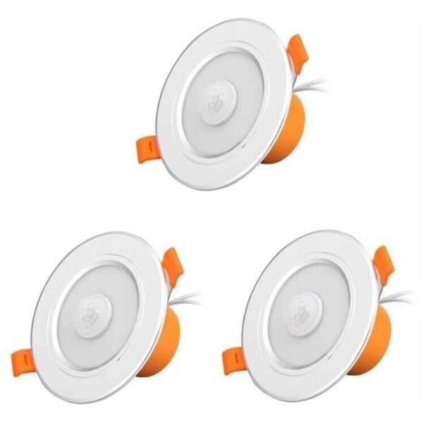 LED Taklampa med Rörelsesensor, Inomhusbelysning, Idealisk för Restaurang, Badrum 3st