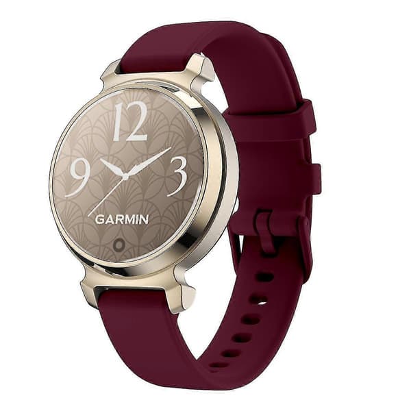 Silikoniranneke Garmin Lily 2 -kelloon Wine Red