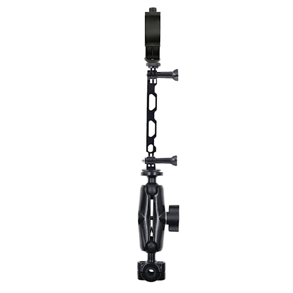 Säädettävä metallikiinnitteinen moottoripyörän kameran monopod-pidike Näkymätön selfie-keppi Taustapeilin kiinnitys