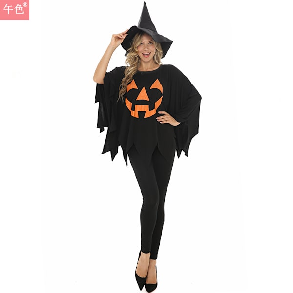 Halloween kostumer, græskarheks kostumer, magisk pige cosplay kostumer L