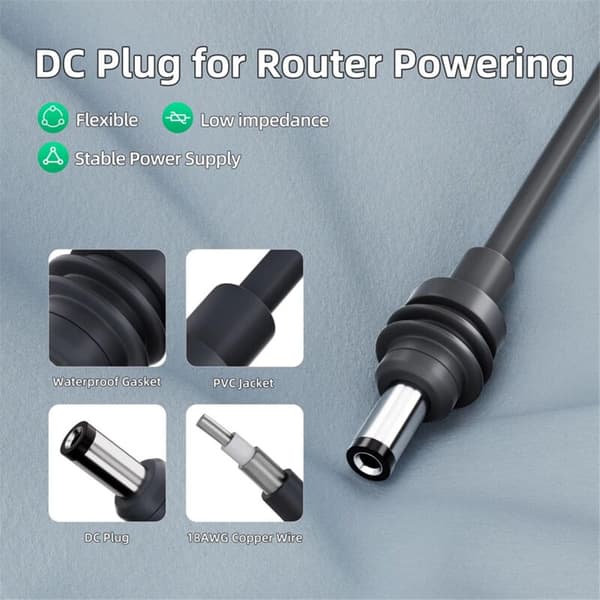 Til Gen 3 Strømkabel 12V/24V til 57 4.5A Konverter til Router Step Up Adapter