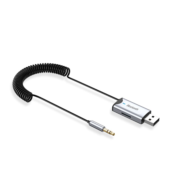 Bluetooth 5.3 modtager med bil med Aux og USB port