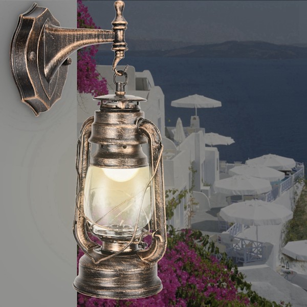 3D vargskulptur lampa, dekoration