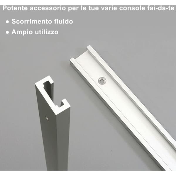 T-spår gering spår aluminiumlegering skena 2st