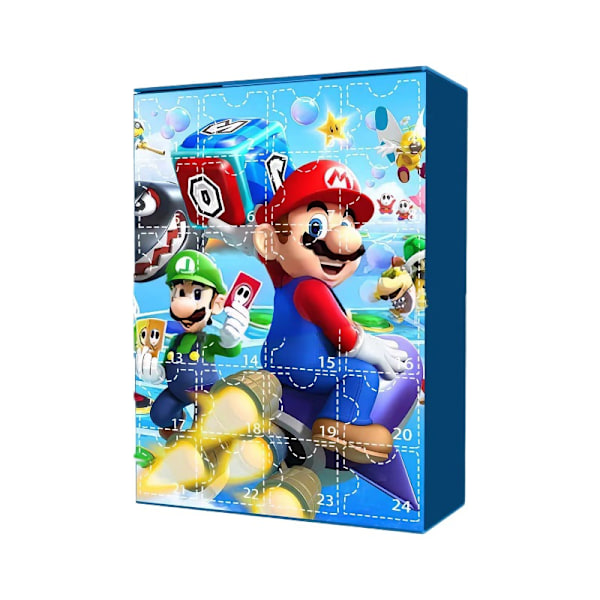 Julekalender Mario's 24 varme gaver jule-nedtælling Mario Type A