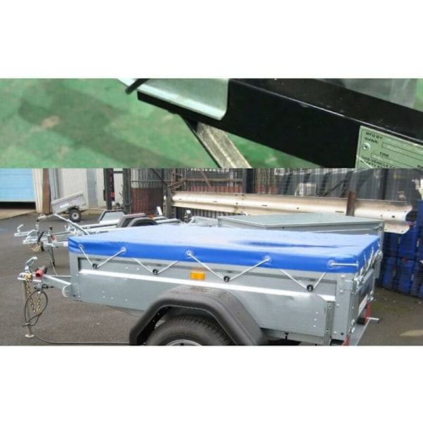 Tilhengerplugg Holder Tilhengerkontakt Brakett 7Pin/13Pin Tilhengerplugg Adapter Tilhengerplugg Holder for RV UTV Tilhenger, Svart