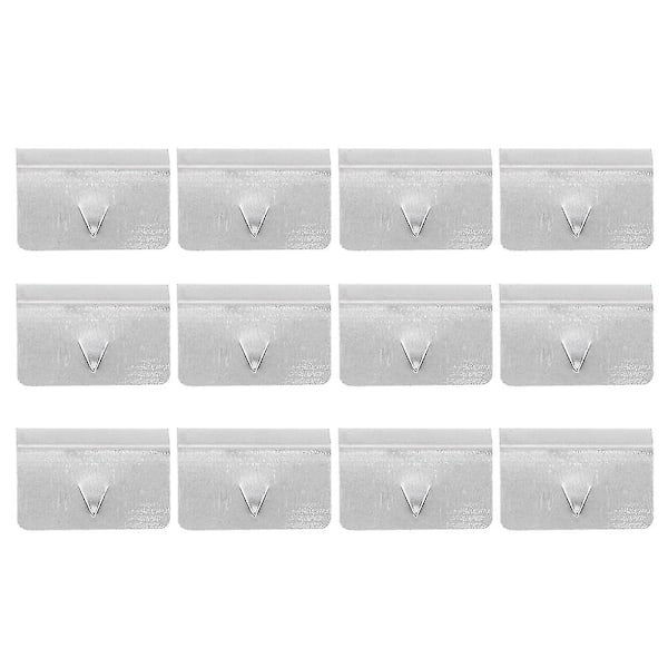 8/12 kpl Auton tuuli- ja sadeohjain kanava Ruostumaton teräs Kiinnitysklipsit Sopii Heko G3 8kpl 8pcs