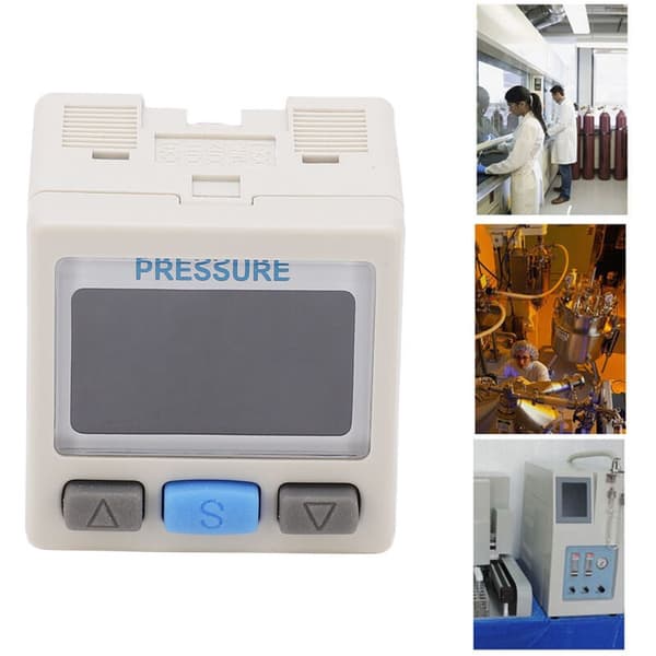 Lufttrykksregulatorventil, Digital Pneumatisk Vakuumkontroller, Bryter 0 til -101kPa 12-24V DC