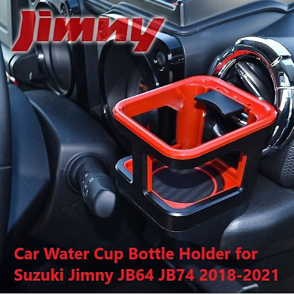 Bil Vannkoppholder Flaskeholder For Suzuki Jimny Jb64 Jb74 2018-2021 Universal Bilmontering Telefon Drikkekoppholder Stativ Organizer - Drikkeholder Rød Red