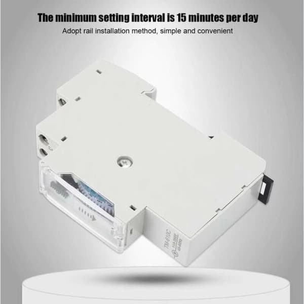 DIN-skinne Timer Relæ TM610C 220V Intelligent Tidsafbryder til Gadebelysning