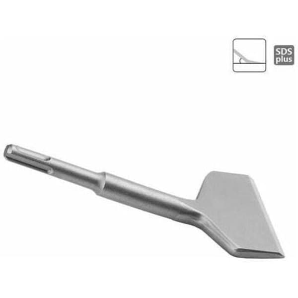 SDS Plus Flatmeisel 165mm x 75mm Vinklet Nese Meisel Profesjonell Meisel Bred Meisel for bruk i Keramiske Gulvfliser