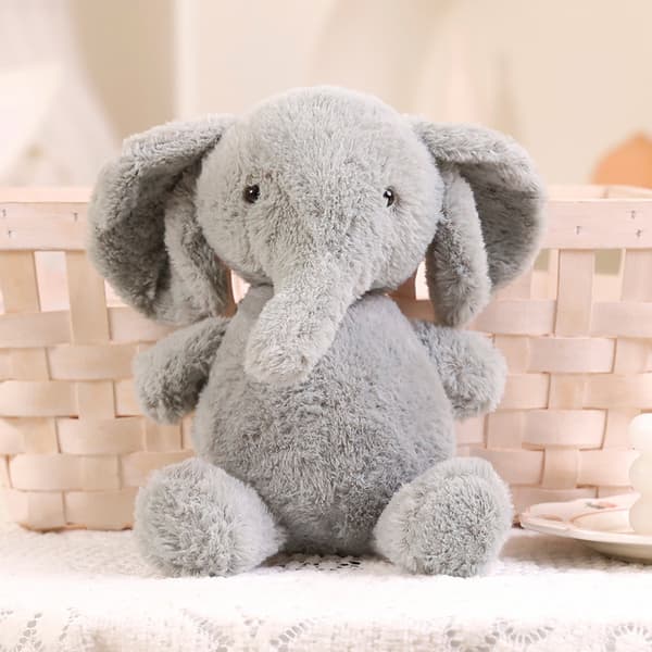 Capybara gosedjur Jellycat serie 18cm elefant grå