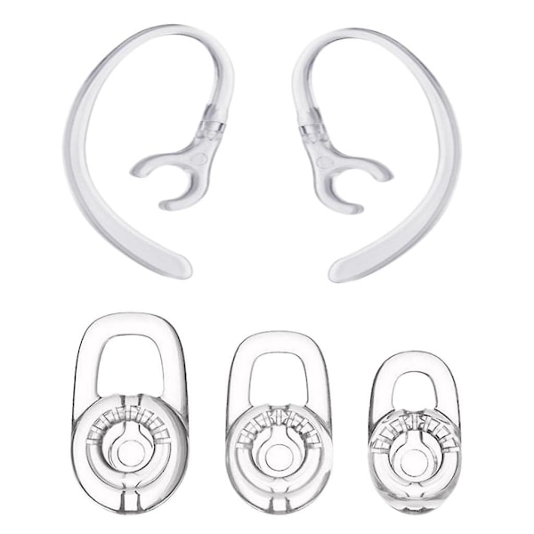 10x Silikone ørepropper med 360 graders roterende ørekrog til Plantronics M70