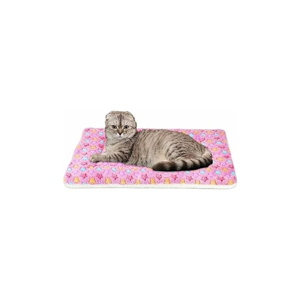 Lemmikkipeitto, Premium Fluffy Flannel -tyyny, Pehmeä lämmin matto koirille ja kissoille, Pieni koko, Vaaleanpunainen tähtieläin