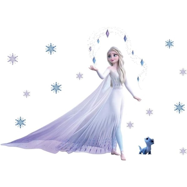 XXL Frozen Disney Frozen Väggdekaler Avtagbara Vardagsrum Elsa Väggdekal