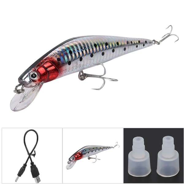 12 cm Fiskelading Elektrisk Minnow Flyteagn