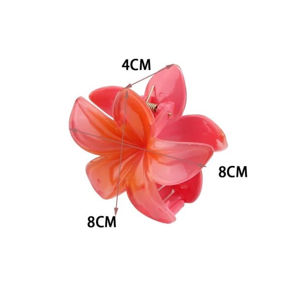 6 stk. hawaiianske søde blomster hårklemmer blomma