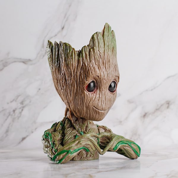 Baby Groot Blomsterpotte - Innovativ Actionfigur til Planter