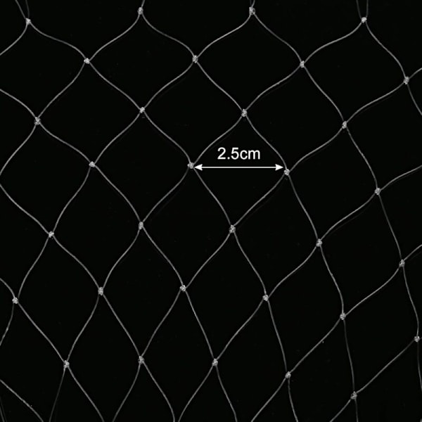 10M x 4M Anti Fågel Nät Trädgård 2.5cm Maskor - Skyddsnät för Vattendammar, Frukter, Grönsaker och Växter
