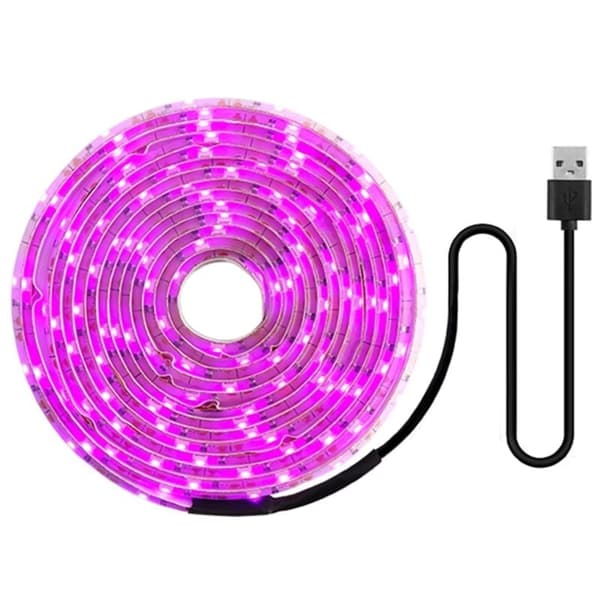 Fuld Spektrum LED Vækstlys 5V USB Strip 2835 Phytolamper til Planter Drivhus Hydroponics 100cm