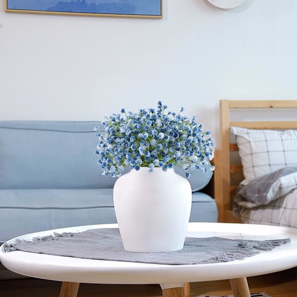 20 st 60 grenar bule Blommor Konstgjorda falska för bröllop Brudbukett Garland DIY blomsterarrangemang krans