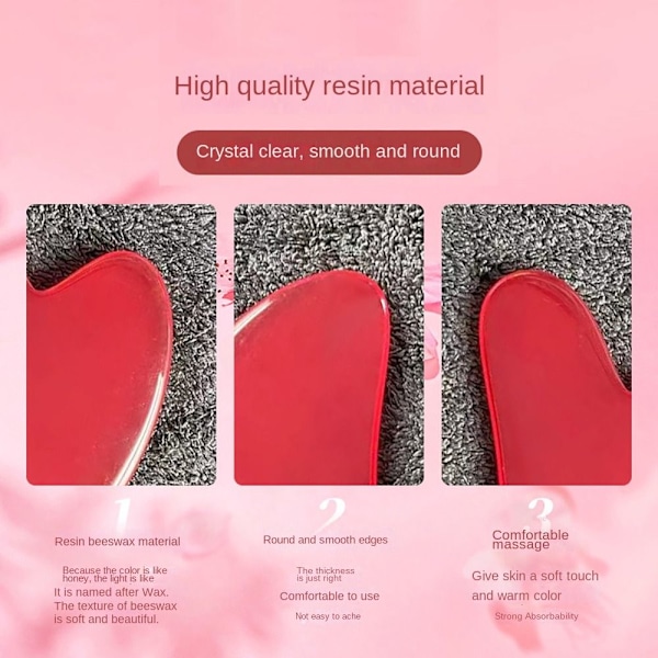 Guasha-brett massasjeplate ROSA