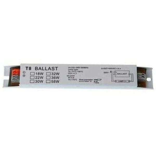 T8 220-240V AC 2x58W Bredspennings Elektronisk Forkobling Lysrør Forkoblinger Elektroniske Forkoblinger