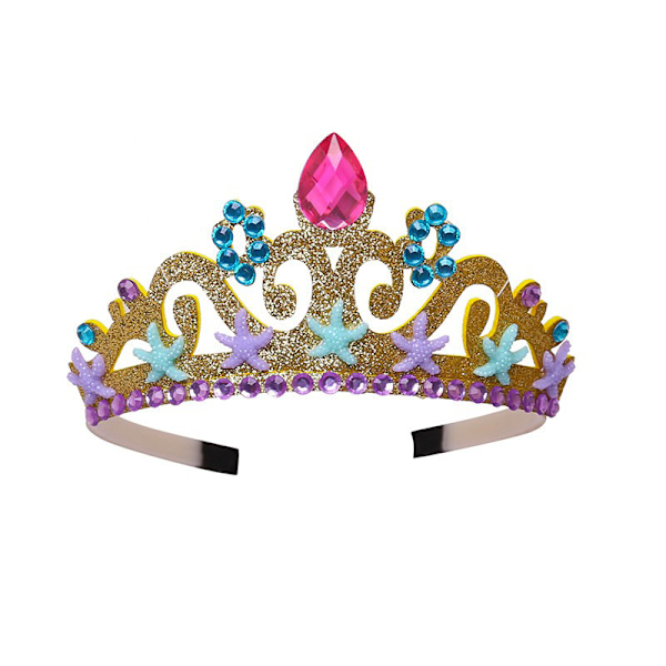 Pigesømands kostumetilbehør Golden crown