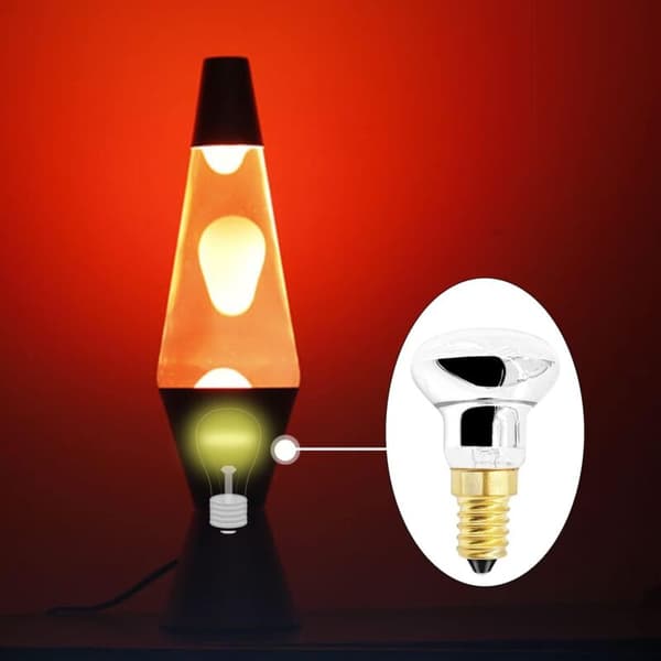 25W R39 E14 Lavalampelys, R39 Reflektor Lavalampelys 260lm, 4-pakning