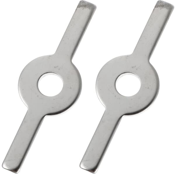 2 Matlagningsredskap i rostfritt stål (Silver)