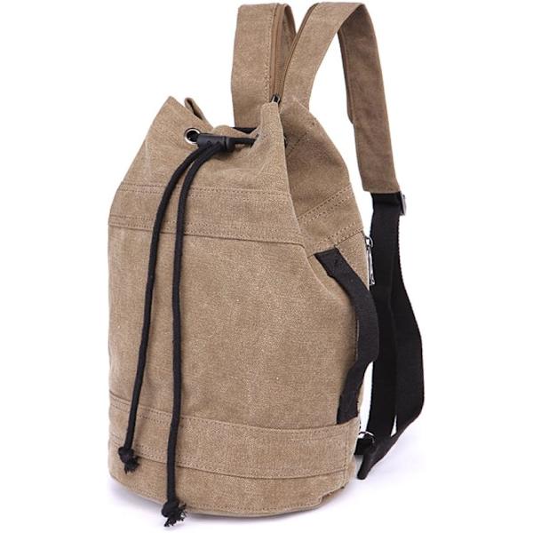 Canvas resväskor, övernattningsväskor Weekendväskor handbag ryggsäck brun M brown M