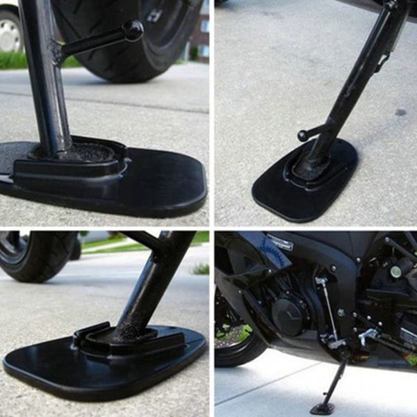 Motorcykel Utomhusparkering Stöd Sidostöd Platt Pad Bas För Yamaha för Ha