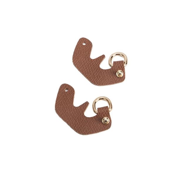 Longchamp Mini Väskremmar - Väsktransformationsaccessoarer, 90cm Brown Buckle