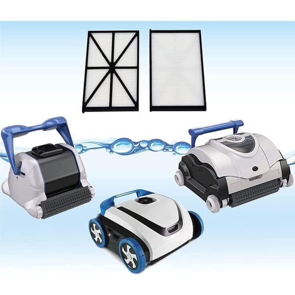 2 kpl suodatinlevyjä Tiger Shark -robotille – RCX70101PAK2 – Musta