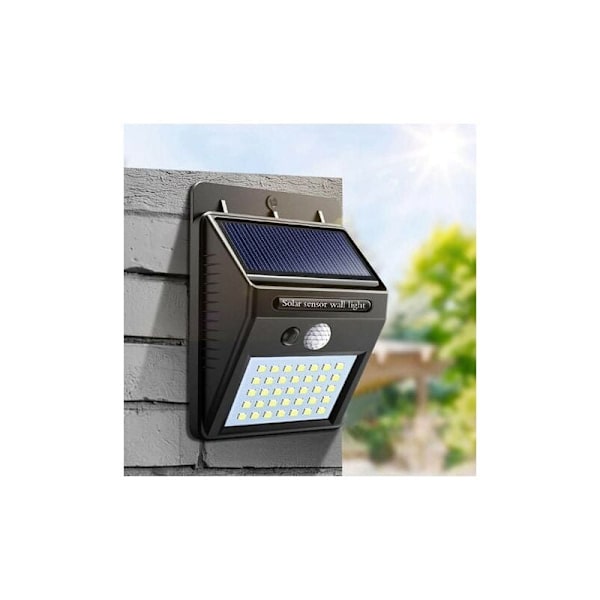Solar LED Lampe med 120° Bevægelsessensor