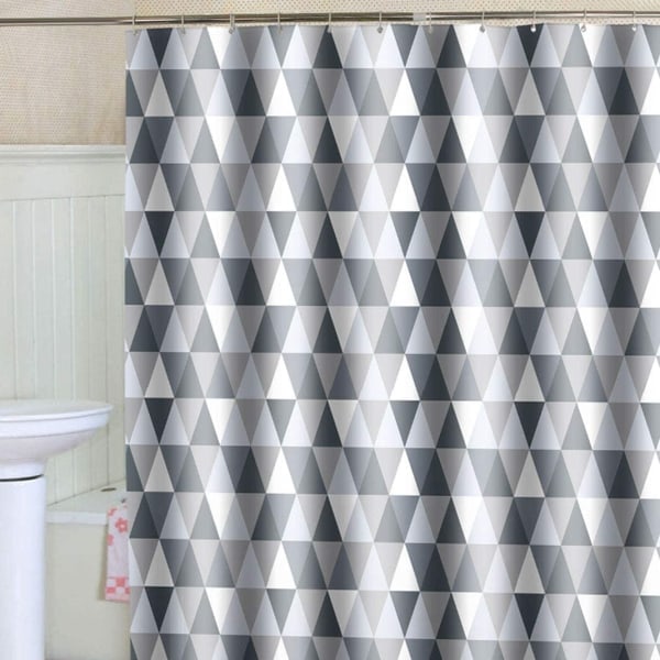 Bruseforhæng 200 x 220 cm (200 cm bredde, 220 cm højde), vandtæt polyesterstof, antibakteriel, skimmelresistent, vaskbar, w