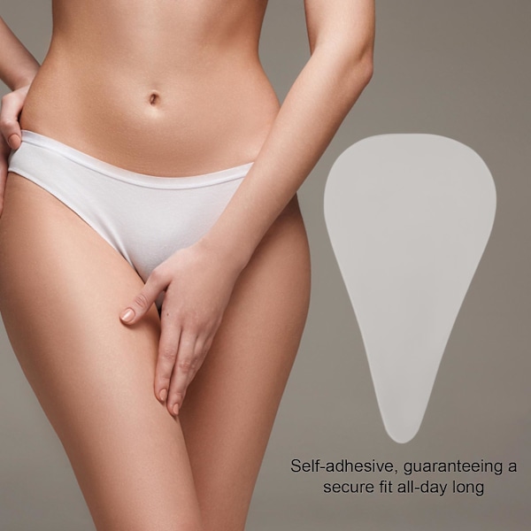 2st Silikon Camel Toe Concealer Återanvändbar Spårlöst osynligt lim för kvinnor Leggings Badkläder Vattentätt cover