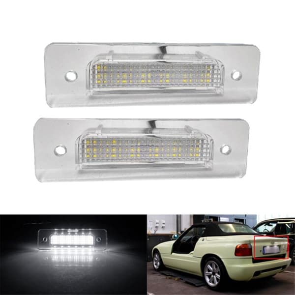 LED-takarekisterikilven valo E30 E12 E28 E24 E23 E26 -malleille, autotarvikkeet 63261372766 63261354665