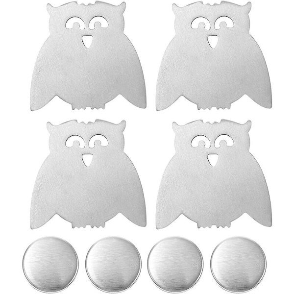 Magnetiska dukvikter från Pieces, magnetiska fönsterdraperier, duschdraperier, vikter, hänge för picknickbord, dukvikter, uggla, utomhusstil