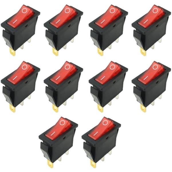 KCD3 Vippebryter 10 Stykker for Elektriske Apparater