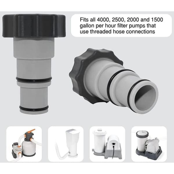 Poolslangadapter ersättning A-serie 32mm 38mm pump swimmingpool 2st