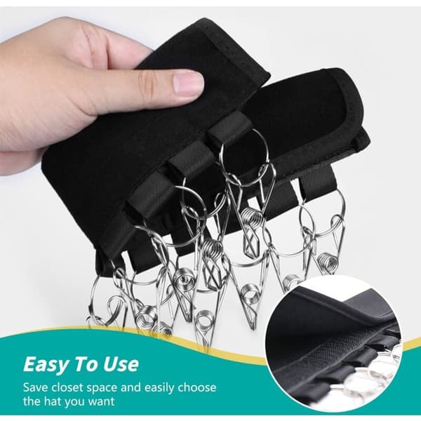 Hatthängare Organizer, Kepsställ, Multifunktionell Hängare (2-pack)