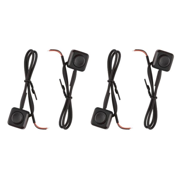4 st Momentan Tryckknapp Strömbrytare På/Av 12V 24V Mini